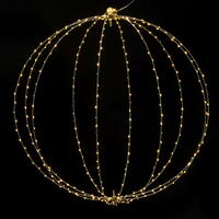 Vickerman Warm White LED Ball Wire Silhouette