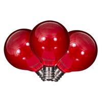 Vickerman LED G40-E12 Filament Glass Bulbs 10/Box