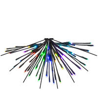 Vickerman Remote Controlled RGB-Warm White Black Starburst 