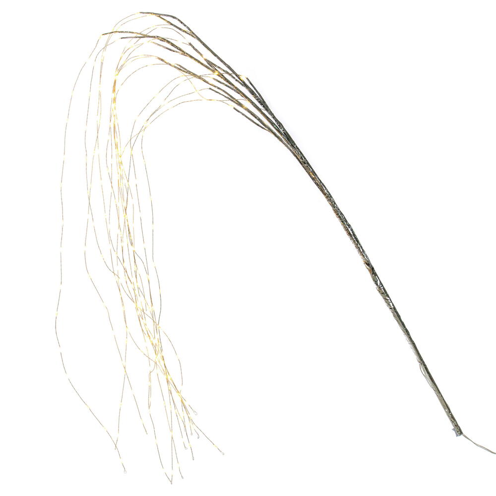 59" Silver LED Branch 225Lts Warm White
