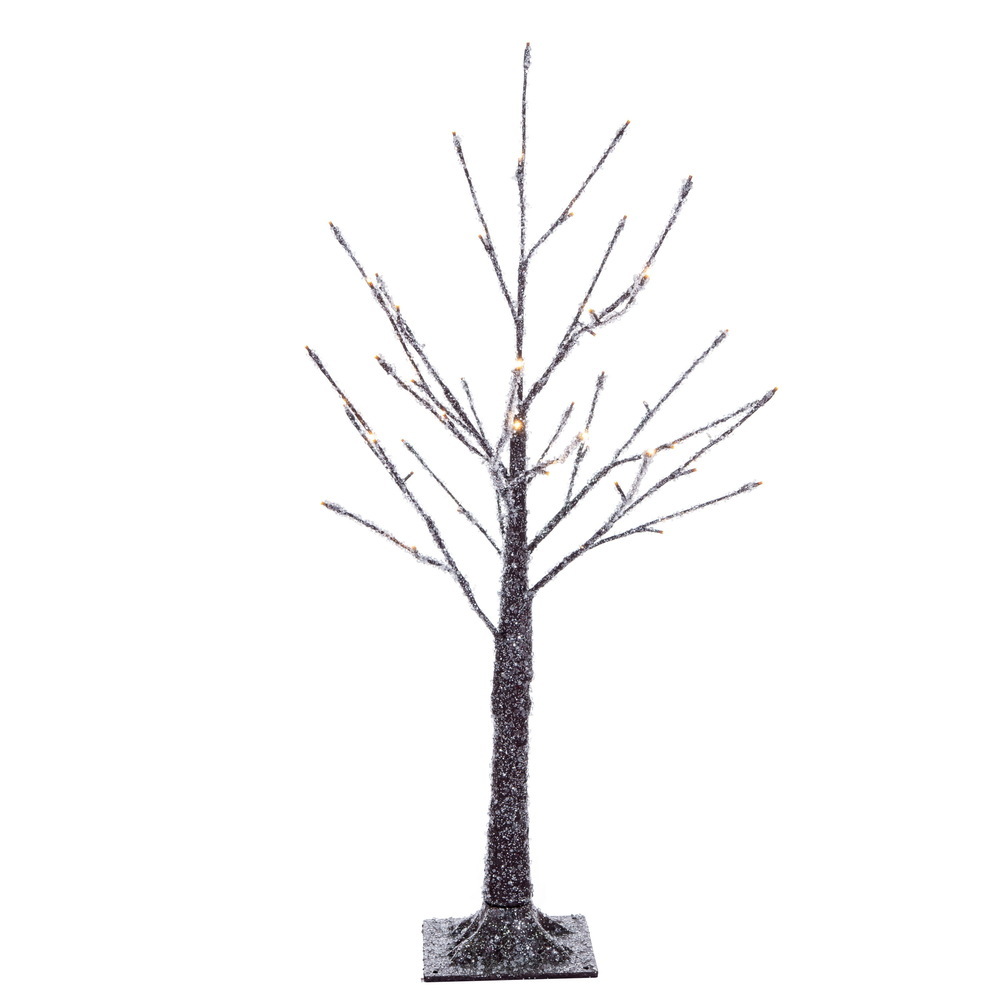 Vickerman Brown Icy Twig Tree LED Outdoor WW