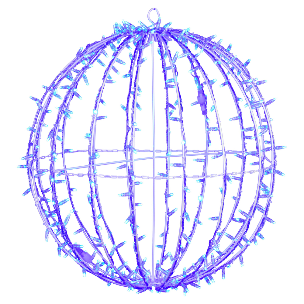 Vickerman Fold Flat Led Jumbo Hanging Sphere