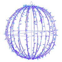 Vickerman Fold Flat Led Jumbo Hanging Sphere