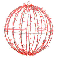 Vickerman Fold Flat Led Jumbo Hanging Sphere