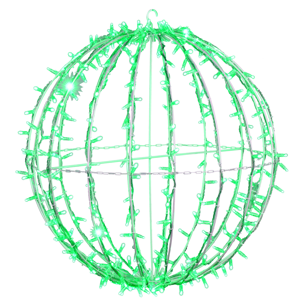 Vickerman Fold Flat Led Jumbo Hanging Sphere