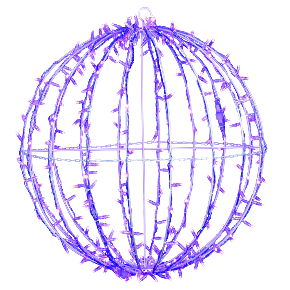 Vickerman Fold Flat Led Jumbo Hanging Sphere