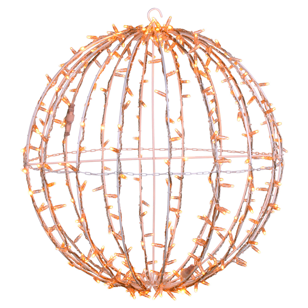 Vickerman Fold Flat Led Jumbo Hanging Sphere
