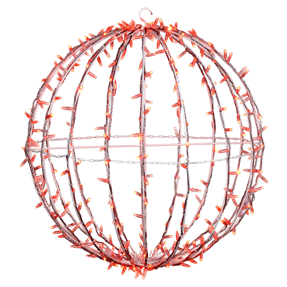 Vickerman Fold Flat Led Jumbo Hanging Sphere