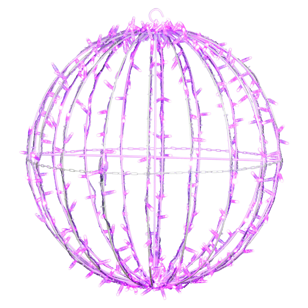 Vickerman Fold Flat Led Jumbo Hanging Sphere