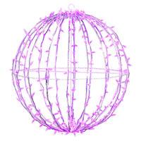 Vickerman Fold Flat Led Jumbo Hanging Sphere