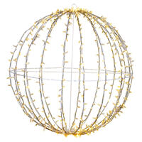 Vickerman Fold Flat Led Jumbo Hanging Sphere