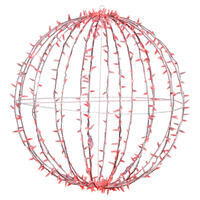 Vickerman Fold Flat Led Jumbo Hanging Sphere