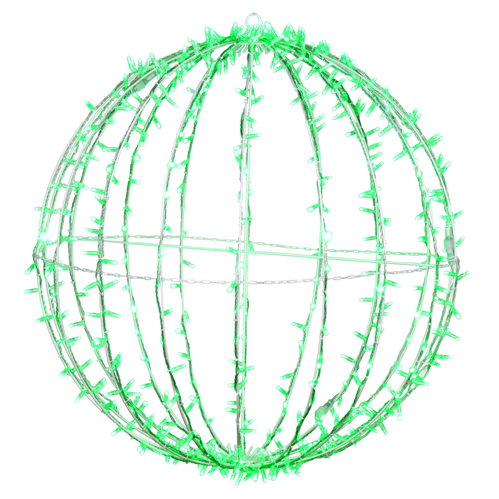 Vickerman Fold Flat Led Jumbo Hanging Sphere