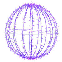 Vickerman Fold Flat Led Jumbo Hanging Sphere