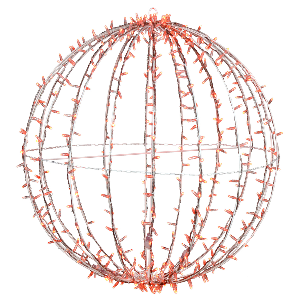 Vickerman Fold Flat Led Jumbo Hanging Sphere