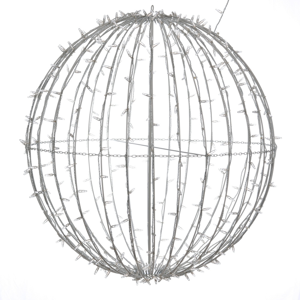 Vickerman Fold Flat Led Jumbo Hanging Sphere