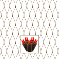 Vickerman 150Lt 2' x 8'  Wide Angle LED Christmas Net Light Set