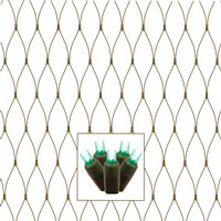 Vickerman 150Lt 2' x 8'  Wide Angle LED Christmas Net Light Set