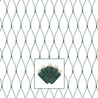 Vickerman 120Lt 4' x 6' Wide Angle LED Christmas Net Light Set
