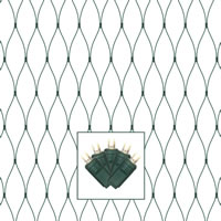 Vickerman 120Lt 4' x 6' Wide Angle LED Christmas Net Light Set
