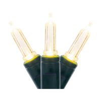 Vickerman Italian LED Single Mold Green Wire Christmas Light Set