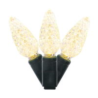 Vickerman C6 LED Green Wire Single Mold Christmas Light Set