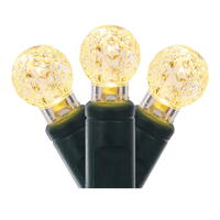 Vickerman Single Mold G12 Berry Green Wire LED Christmas Light Set