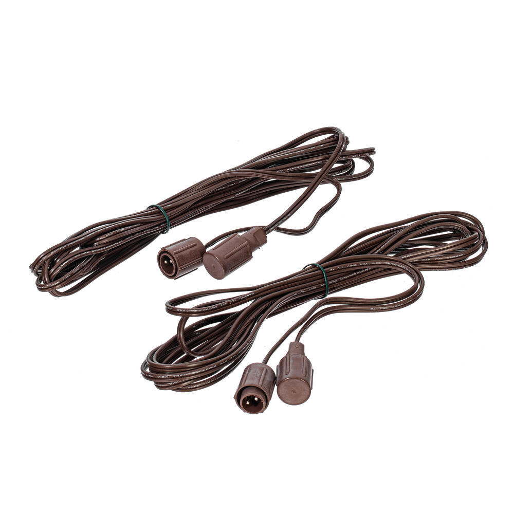 Vickerman Brown Wire Coaxial Extension Cord.