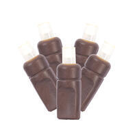 Vickerman Brown Wire Wide Angle Single Mold End-Connecting Coaxial Set