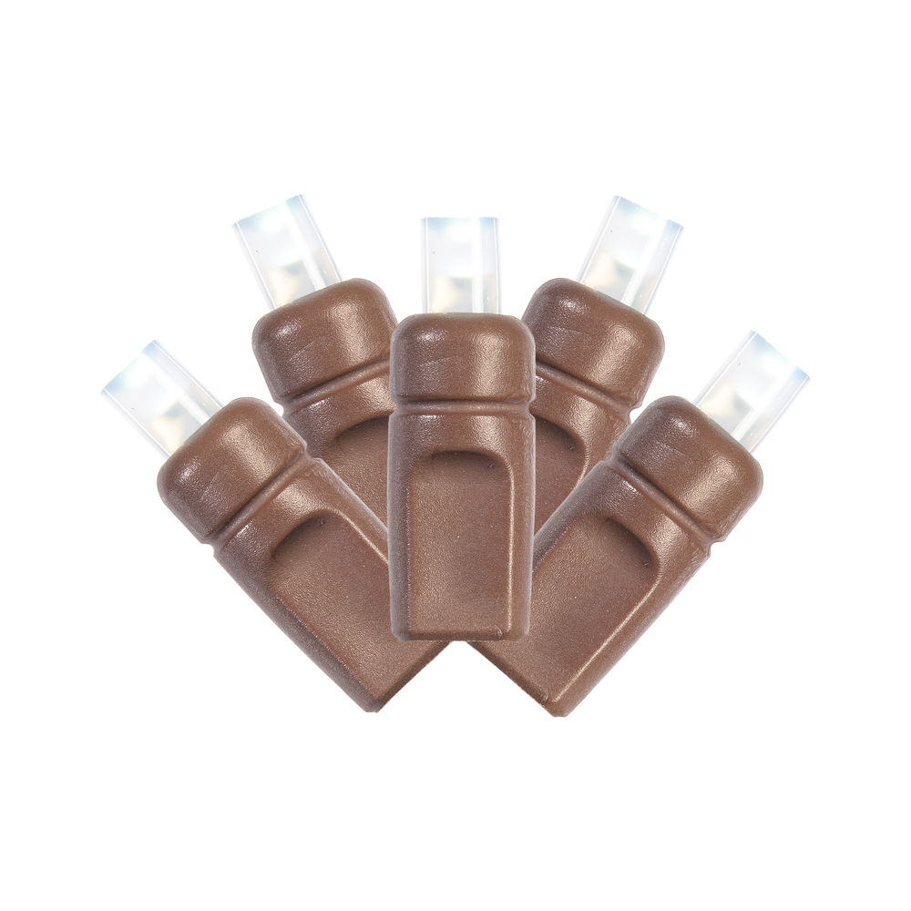 Vickerman Brown Wire Wide Angle Single Mold End-Connecting Coaxial Set
