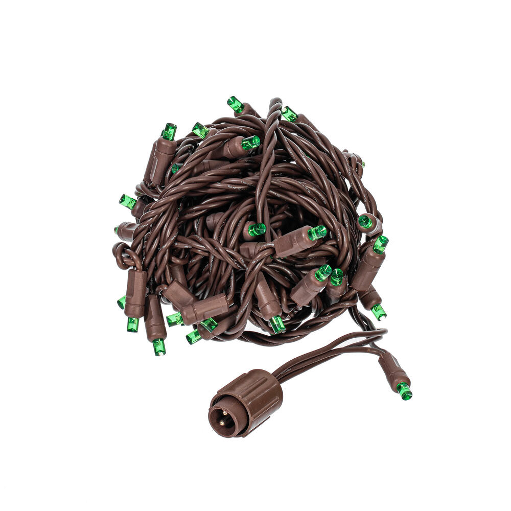 Vickerman Single Mold Wide Angle LED Christmas Light Set, Wire Poly Bag
