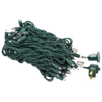 Vickerman Single Mold Wide Angle LED Christmas light set 6"x35'L