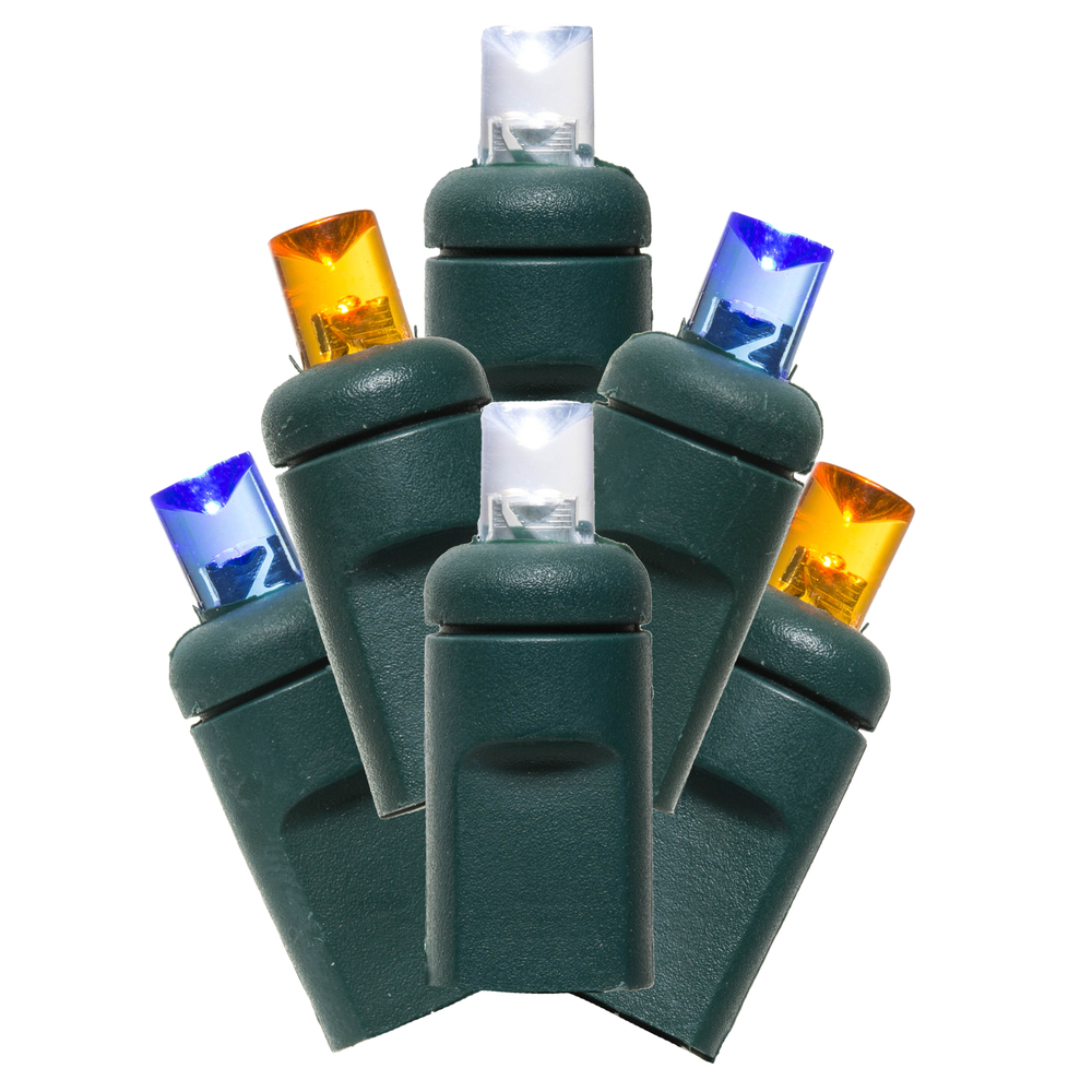 Vickerman Single Mold Wide Angle LED Christmas light set 6"x35'L