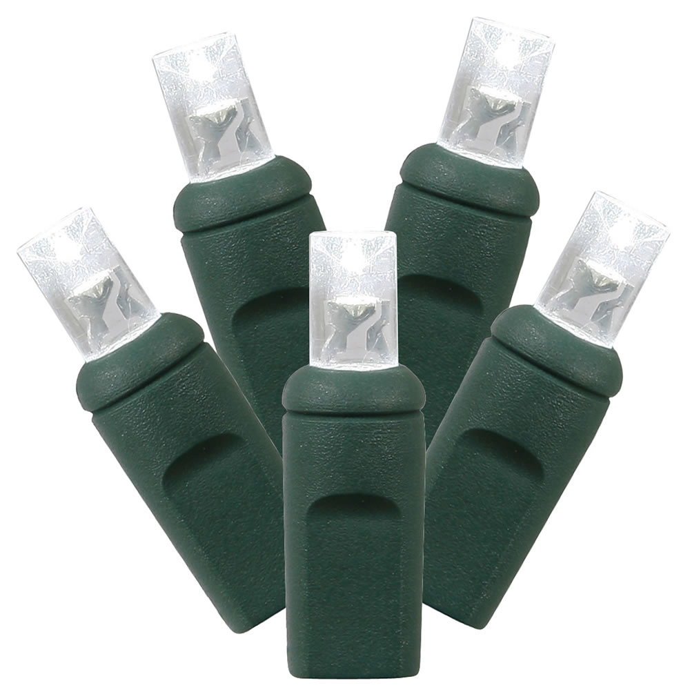 Vickerman Single Mold Wide Angle LED Christmas light set 6"x35'L