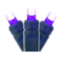 Vickerman Frosted Wide Angle Single Mold End-Connecting LED Light Set