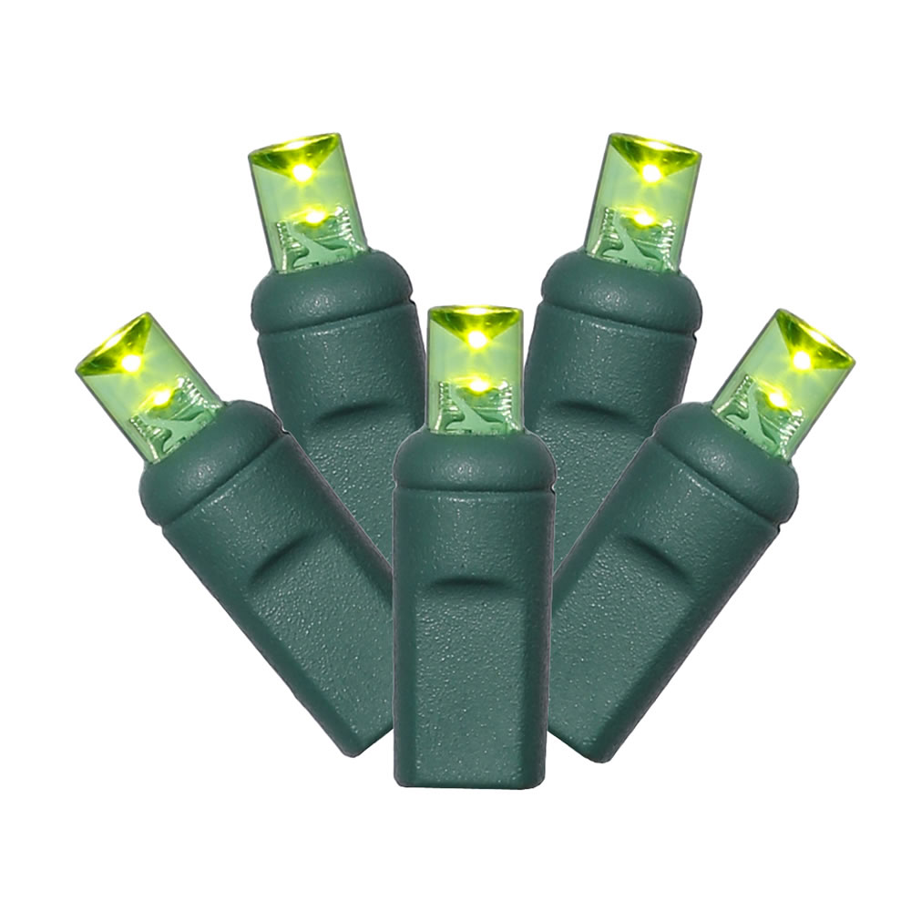 Vickerman Single Mold Wide Angle LED Christmas light set 6"x35'L