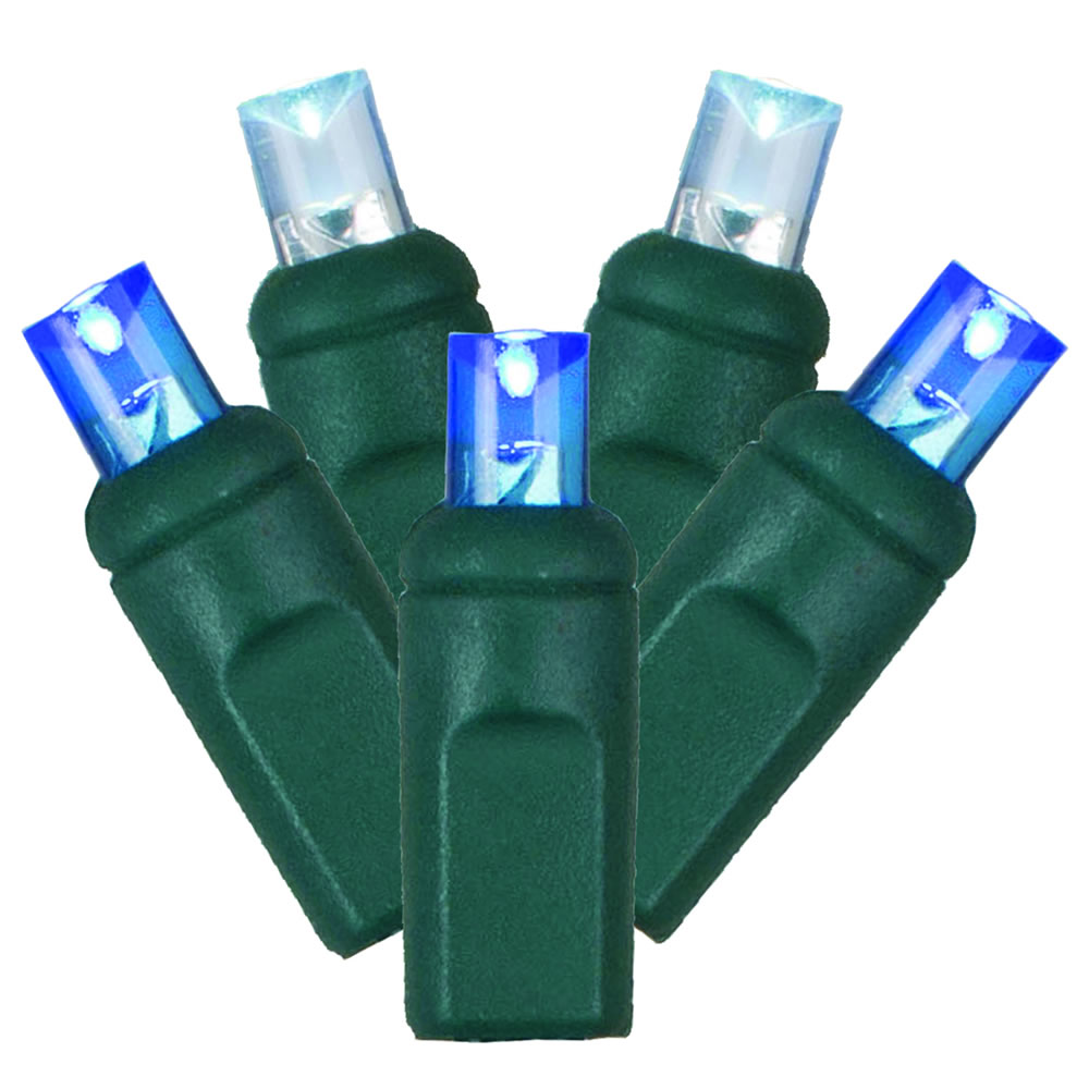 Vickerman Single Mold Wide Angle LED Christmas light set 6"x35'L