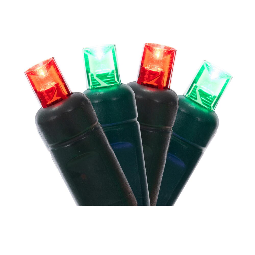 Vickerman Single Mold Wide Angle LED Christmas light set 6"x35'L
