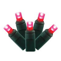 Vickerman Single Mold Wide Angle LED Christmas light set 6"x35'L