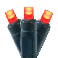 Vickerman Single Mold Wide Angle LED Coaxial Christmas Light Set, Poly Bag