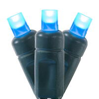 Vickerman Single Mold Wide Angle LED Coaxial Christmas Light Set, Poly Bag