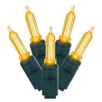 Vickerman Italian LED Single Mold Green Wire Christmas Light Set