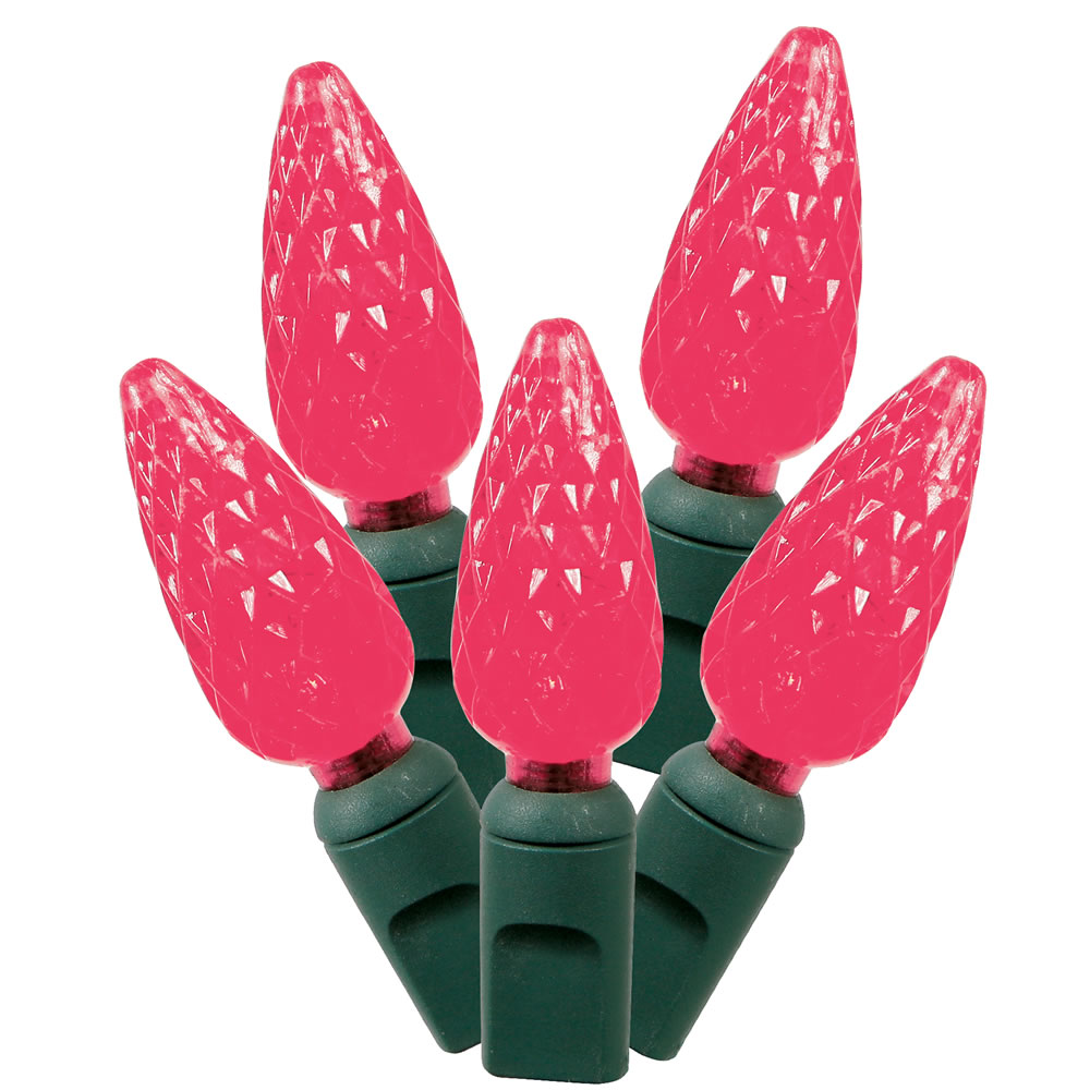 Vickerman Single Mold C6 LED Christmas Light Set