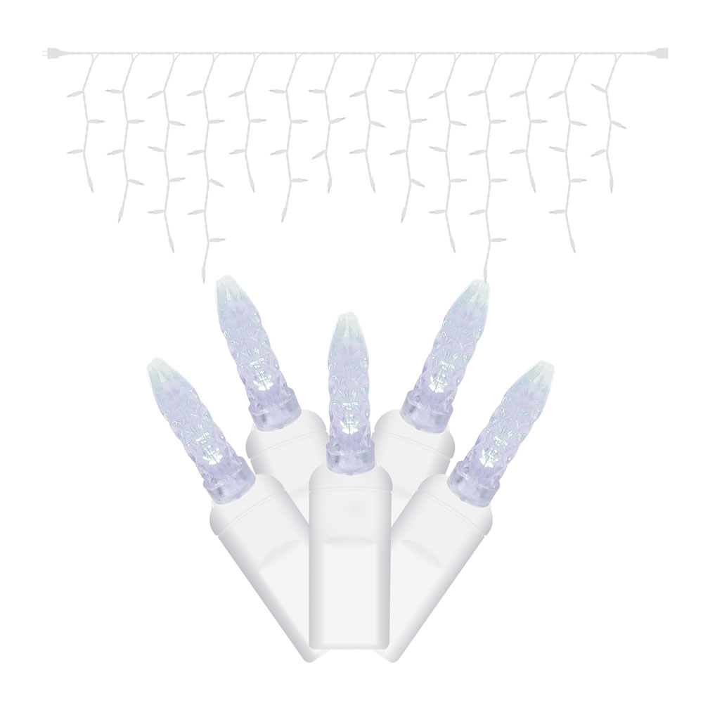 Vickerman Single Mold M5 Icicle Christmas light set
