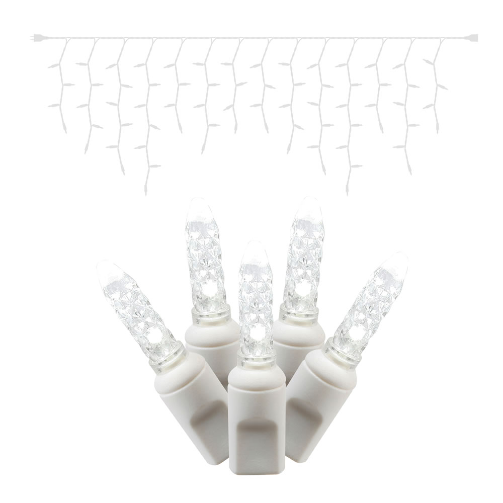Vickerman 70Lt LED M5 Icicle EC Set 9'L