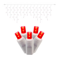 Vickerman LED Single Mold Wide Angle Icicle Christmas light Set
