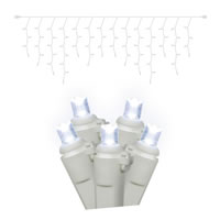Vickerman LED Single Mold Wide Angle Icicle Christmas light Set Blend