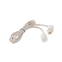 6' White Wire Coaxial Ext Cord 6/Bag
