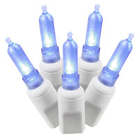 Vickerman Italian LED Single Mold White Wire Christmas Light Set