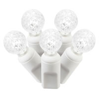Vickerman Single Mold G12 Berry White Wire LED Christmas Light Set